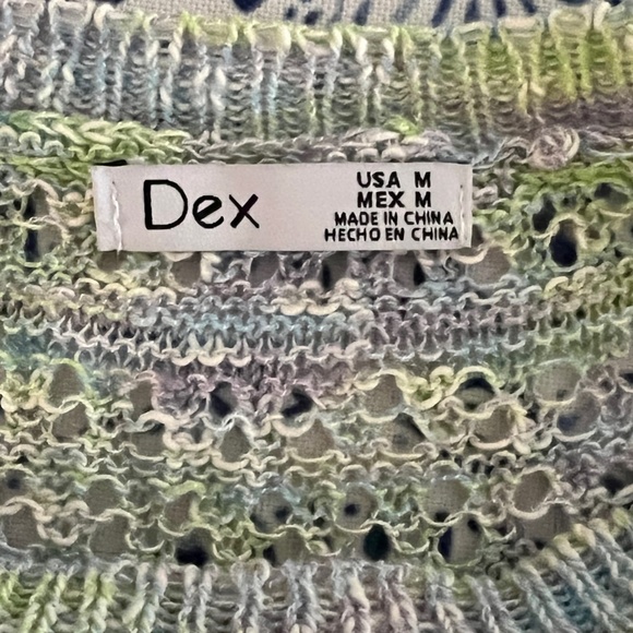 Dex Knit Sweater Pastel Multicolour Size Medium - Picture 10 of 10